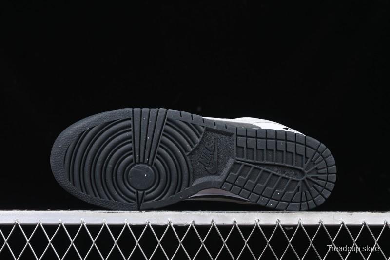 Nike Dunk Low 85 Double Swoosh Series White Grey Panda SB Low Top Casual Skate Shoes - HV1800-101