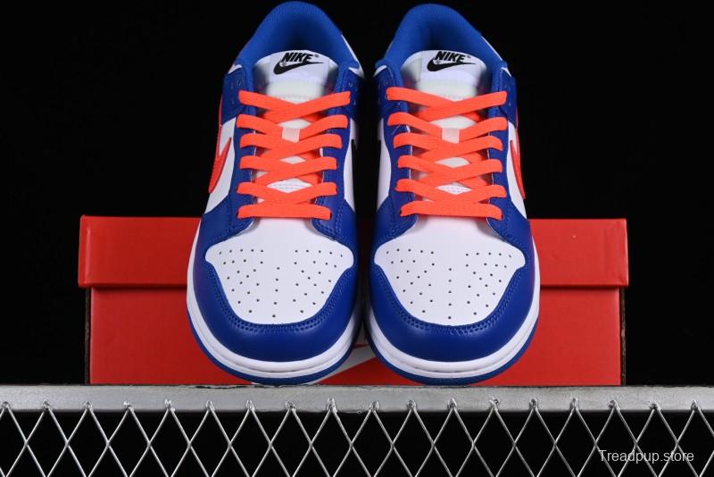 Nike Dunk Low SB Casual Skate Shoes in White Blue Red - CW1590-104