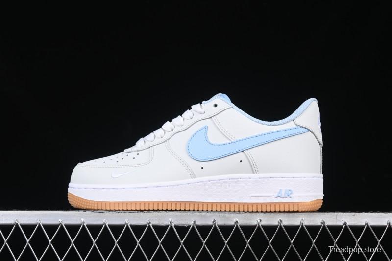 Nike Air Force 1 '07 Low Light Blue Casual Sneakers - 315122-102