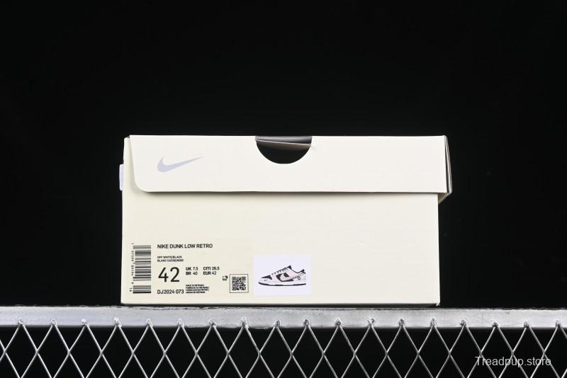 Nike SB Dunk Low Lightning Collaboration Daisy White Swoosh Anniversary Custom Low-Top Casual Skate Shoes - DJ2024-073