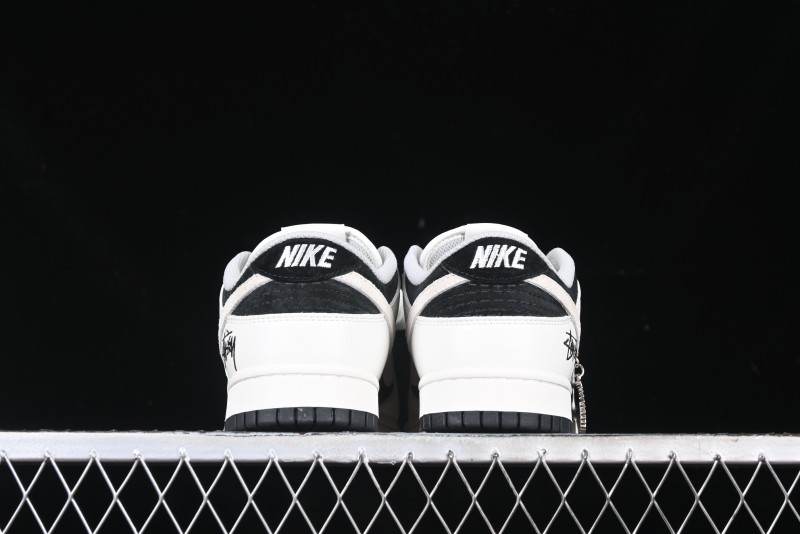Nike SB Dunk Low Stussy Collaboration - High-End Custom Anniversary Edition Low-Top Casual Skate Shoes SF1029-402