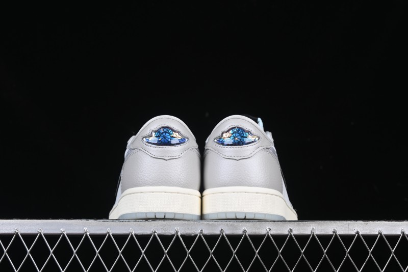 Nike Air Jordan 1 Low OG CNY AJ1 Snake Year Limited Silver Snake Low-Top Retro Basketball Shoes - HF3144-100