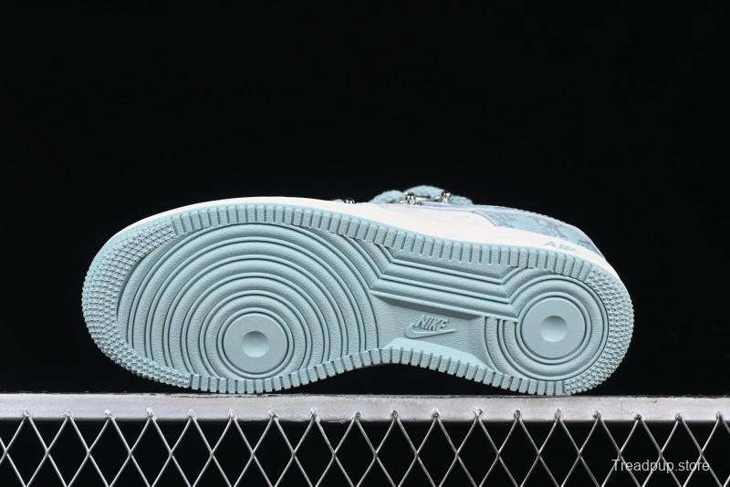 Nike Air Force 1 '07 Low Green Snake Lace-Up Casual Sneakers - KK1988-023