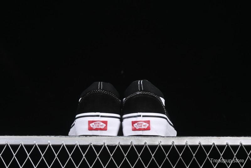 Vans Premium Old Skool Classic Black & White Low-Top Skate Shoes - VN000ZD4Y28