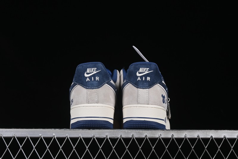Nike Air Force 1 '07 Low Collaboration with Violent Bear - Snow Grey Pigskin Edition - KK1988-053