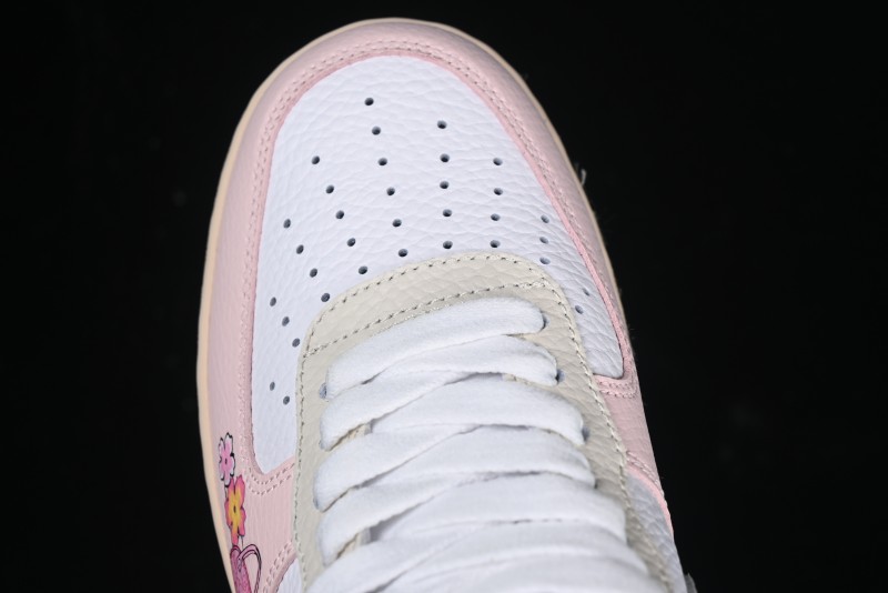 Nike Air Force 1 '07 Low Leopard Print Skeleton Custom Casual Sneakers - TY0103-222