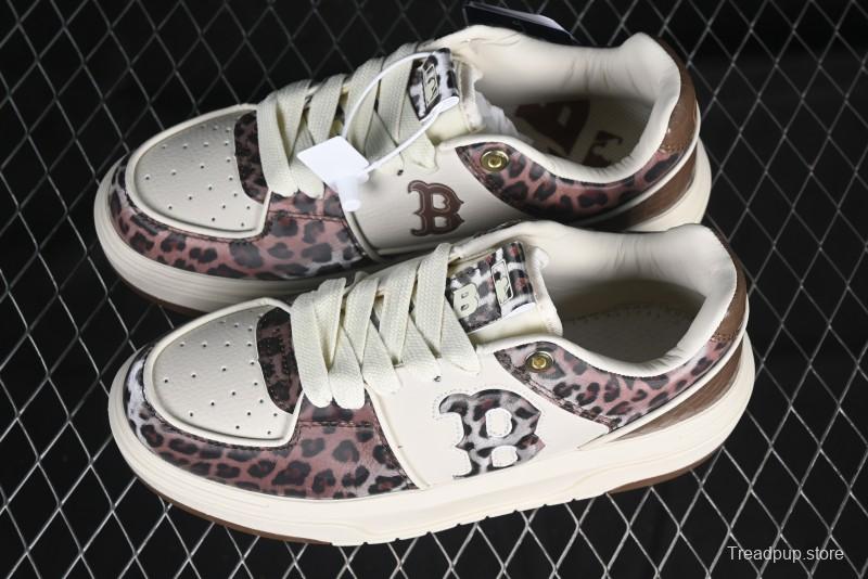 New York Yankees Chunky Liner Lux Leopard Thick Sole Casual Running Shoes - 3ASXCLE4N43BGS