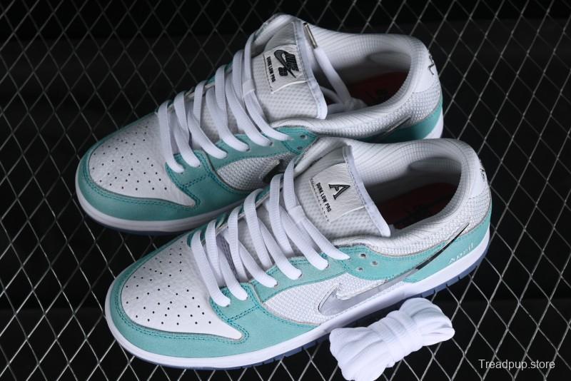 Nike April Skateboards SB Dunk Low Collaboration Frozen Rose SB Shattered Backboard Casual Skate Shoes - FD2562-400