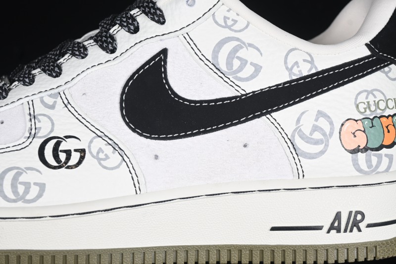 Nike Air Force 1 '07 Low Gucci Collaboration Classic Pattern Low-Top Casual Sneakers - CH6336-516