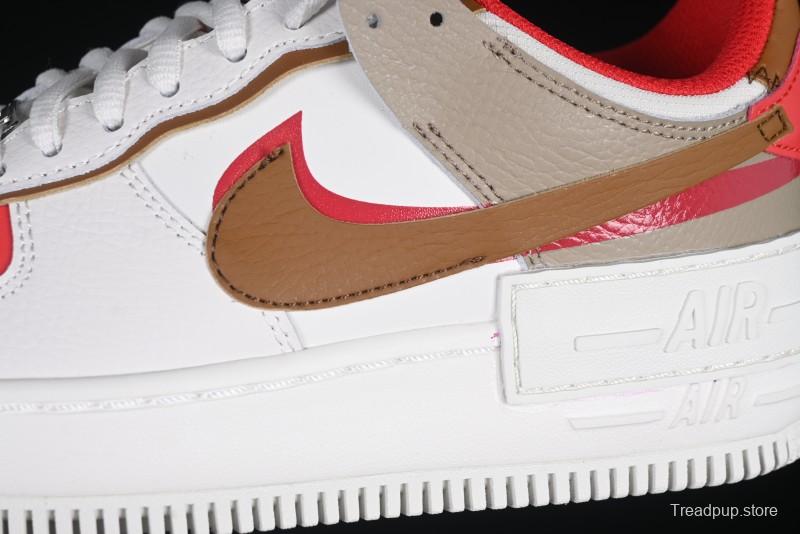 Nike Air Force 1 Shadow Lightweight Elevated Low-Top Casual Sneakers - HQ3400-030