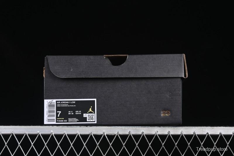 Nike Air Jordan 1 Low Casual Sneakers in Light Blue - FV8486-400