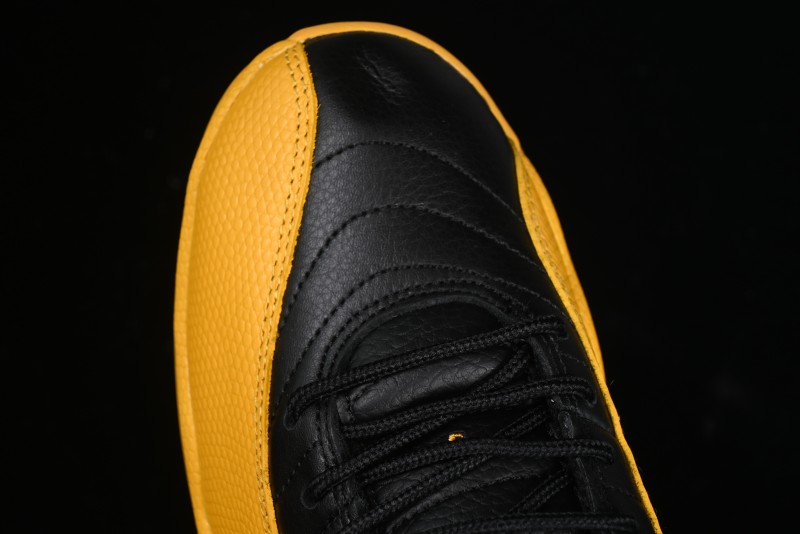 Nike Air Jordan 12 Retro Basketball Shoes in Black and Yellow - 130690-070