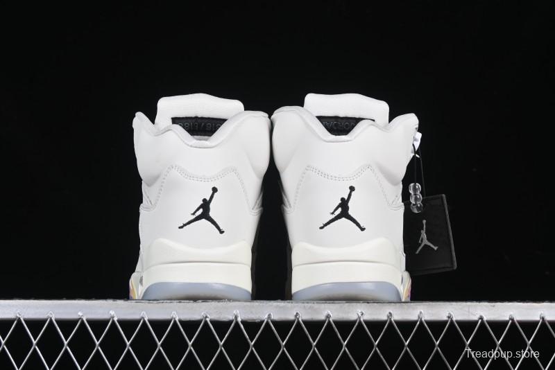 Nike Air Jordan 5 Retro Light Orewood Brown Snake Year Limited Basketball Shoes - HF3183-001