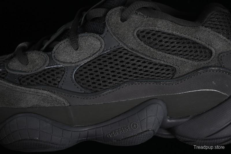 Adidas Yeezy 500 Black Casual Running Shoes - F36640
