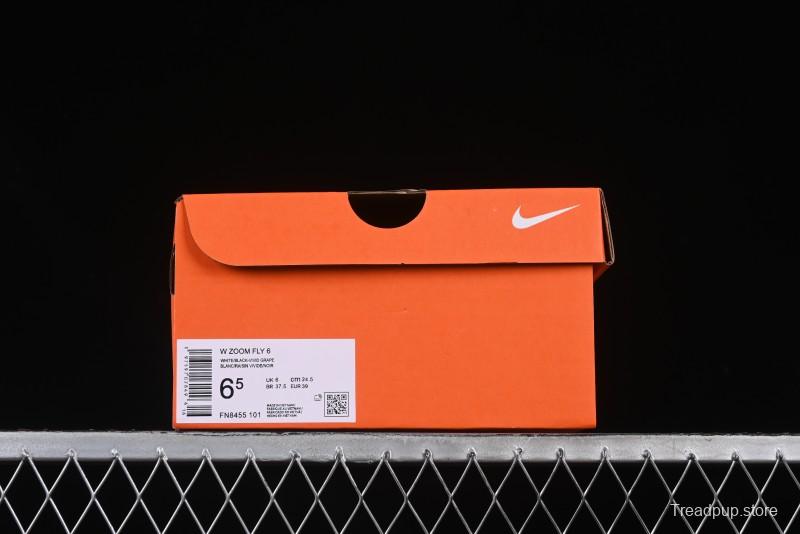 Nike Zoom Fly 6 Running Shoes with Flyknit and React Technology for Lightweight Cushioning - FN8455-101