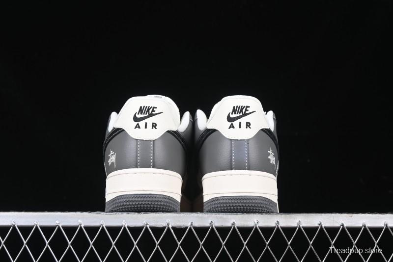 Nike Air Force 1 '07 Low Stussy Collaboration - Nebula Grey Low-Top Casual Sneakers - XZ3328-168