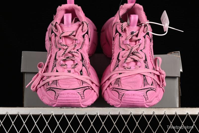 Balenciaga Phantom Sneaker Ten-Gen Trend Running Shoes with Transparent Heel Strap - W3XDC5000