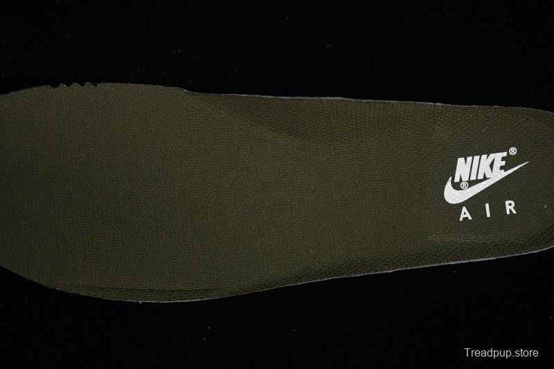 Nike Air Force 1 '07 Low Casual Sneakers in White Green Colorway - CQ5059-110