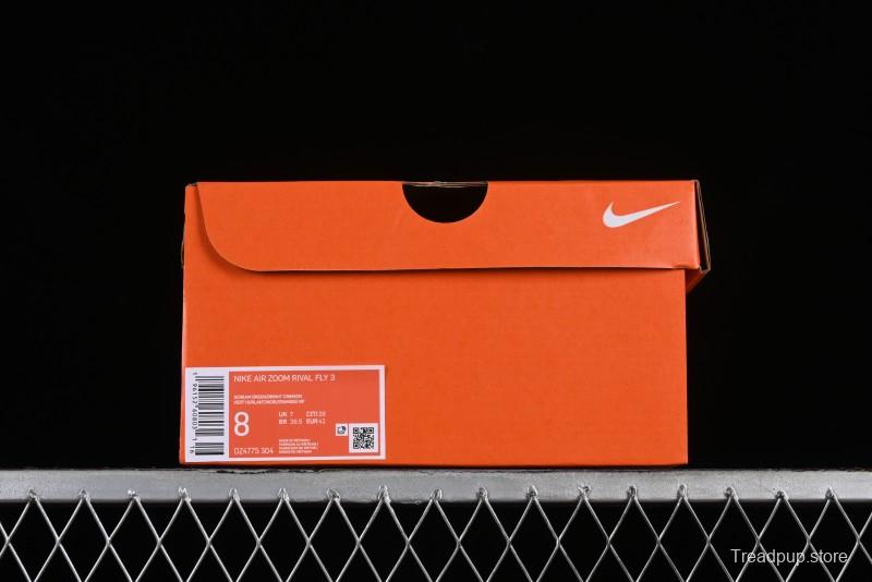 Nike Zoom Rival Fly 3 Lightweight Fabric Comfortable Cushioned Anti-Slip Low-Top Casual Running Shoes - DZ4775-304