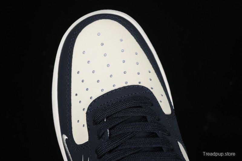 Nike Air Force 1 '07 Low Stussy Collaboration Explosive Blue Low-Top Casual Sneakers - KK1988-040