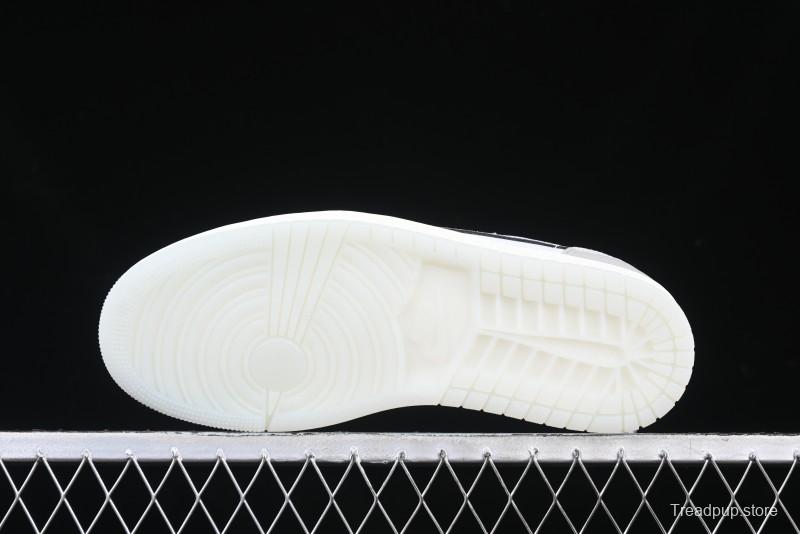 Nike Air Jordan 1 Low OG CNY AJ1 Snake Year Limited Silver Snake Low-Top Retro Basketball Shoes - HF3144-100