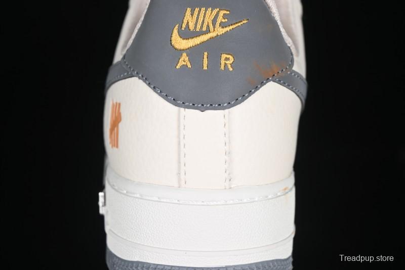 Nike Air Force 1 '07 Low UN Collaboration Beige Grey Metal Tag Casual Sneakers - DF0188-023