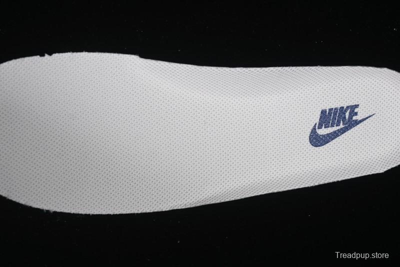 Nike Air Force 1 '07 Low Stussy Collaboration Grey Blue Swoosh Casual Sneakers - XZ3318-088