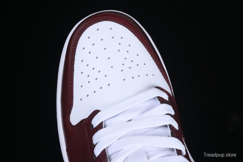 Nike Air Jordan 1 Low AJ1 White University Red Casual Sneakers - HF3148-102