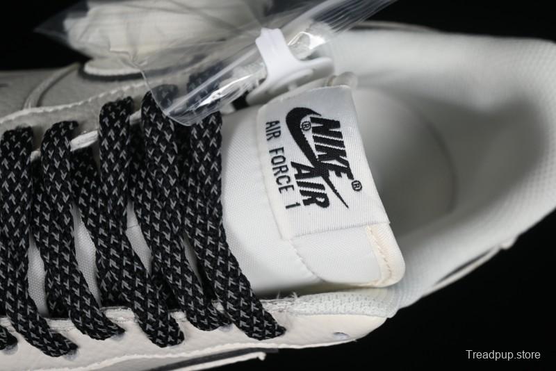 Nike Air Force 1 '07 Low Classic Black Mini Swoosh Starry Sky Casual Sneakers - MJ0319-021