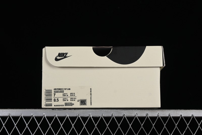 Nike Air Force 1 '07 Low Classic Burgundy Mini Swoosh Starry Sky Low-Top Casual Sneakers - MJ0319-025