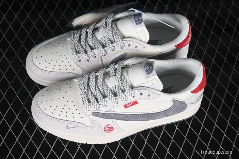 Nike Travis Scott x Fragment Design x Air Jordan 1 Low OG SP AJ1 Low Top Casual Sneakers - SJ2068-145