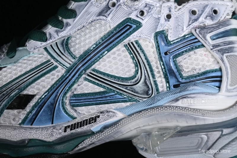 Balenciaga Runner Kith Four Color Retro Casual Shoes - W3RMU9034