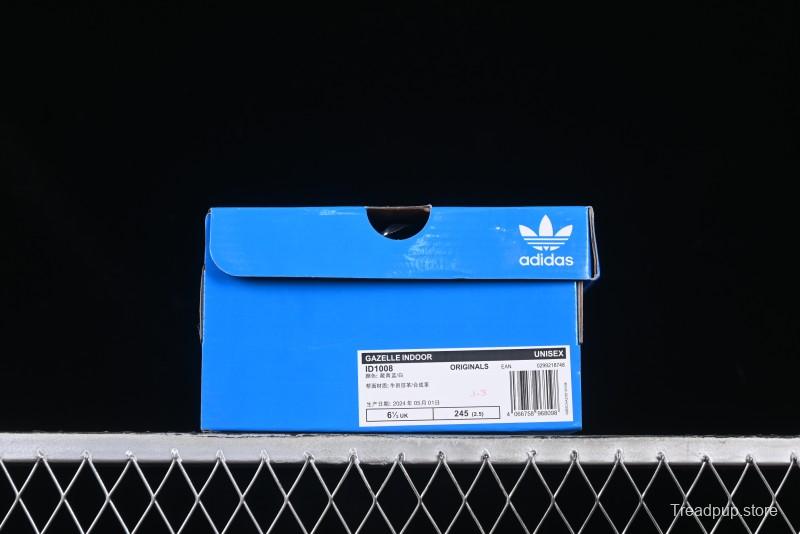 Adidas Originals Gazelle Indoor Retro Casual Anti-Slip Wear-Resistant Low-Top Sneakers - ID1008