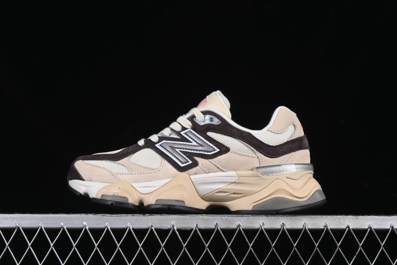 New Balance NB9060 Series Retro Casual Running Shoes with ABZORB Cushioning - U9060FLP