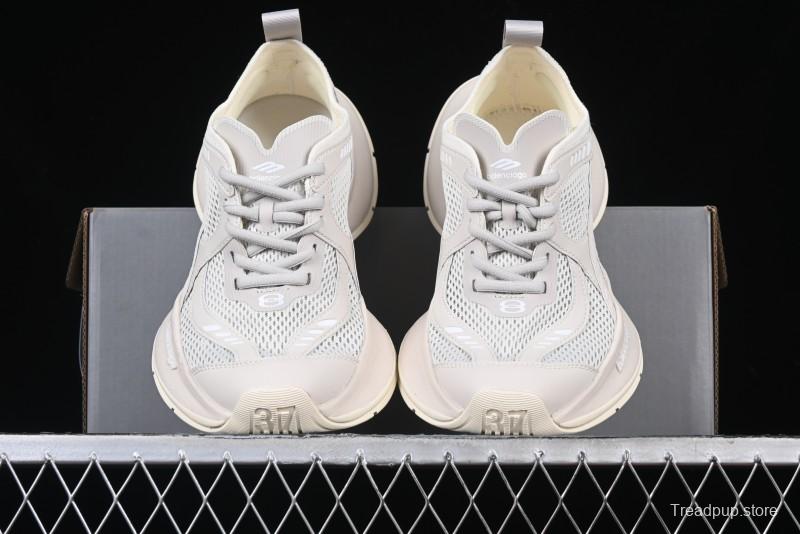 Balenciaga Circuit Lightweight Distressed Print Round-Toe Fashion Casual Sneakers - WFLGY2000