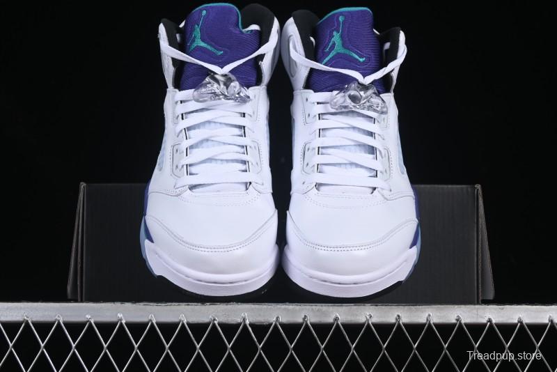 Nike Air Jordan 5 OG "Grape" Retro Basketball Shoes - HQ7978-100