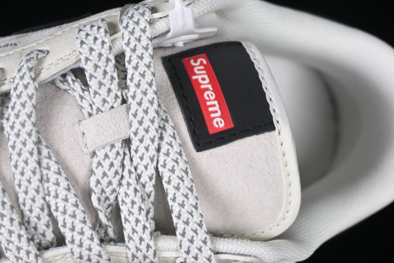 Nike SB Dunk Low Supreme Collaboration - Beige Brown Anniversary High-End Custom Low-Top Casual Skate Shoes - XS1086-003