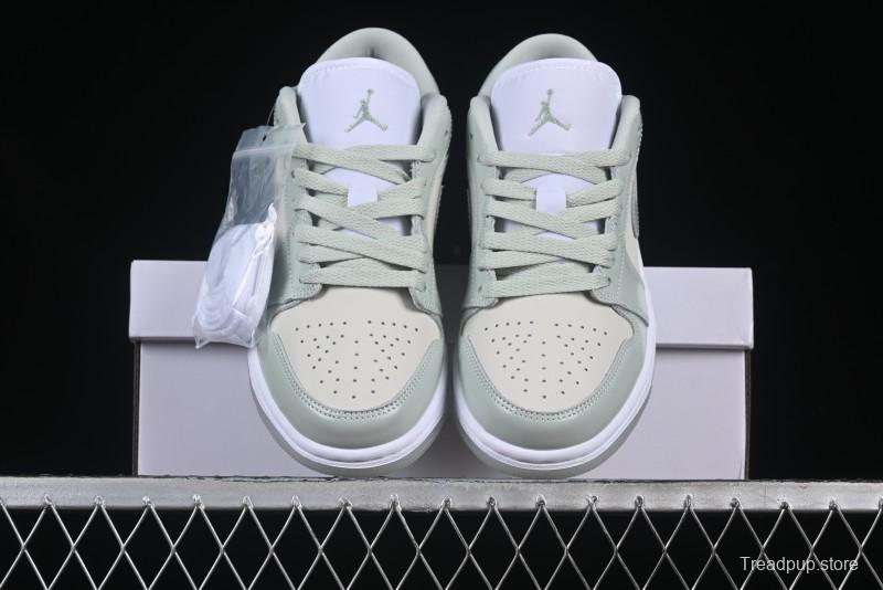 Nike Air Jordan 1 Low AJ1 Amber Green Low-Top Casual Sneakers - HF4078-100