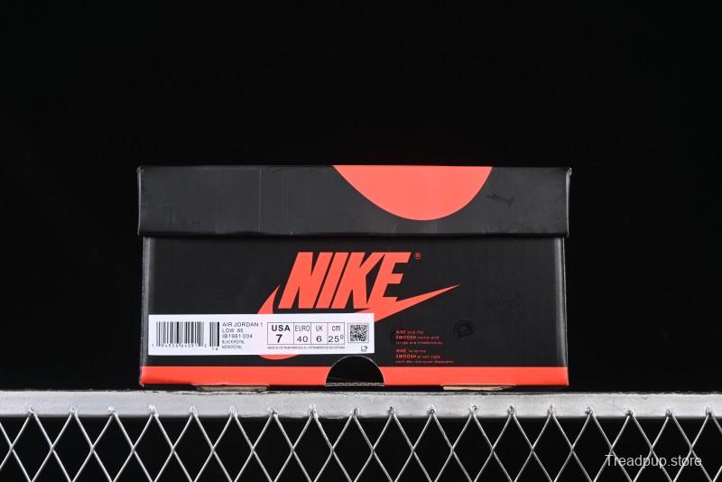 Nike Air Jordan 1 Low AJ1 Black Blue Casual Sneakers - IB1981-004