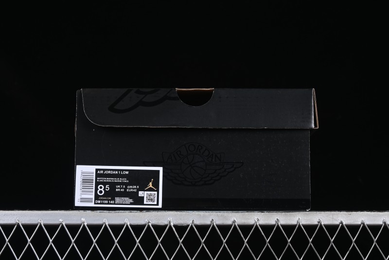Nike Air Jordan 1 Low True Blue Retro Basketball Shoes - DM1199-140