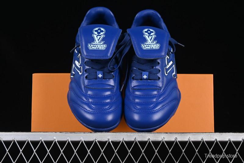 Louis Vuitton Footprint Soccer Low-Top Lifestyle Sneakers Blue - AJF6