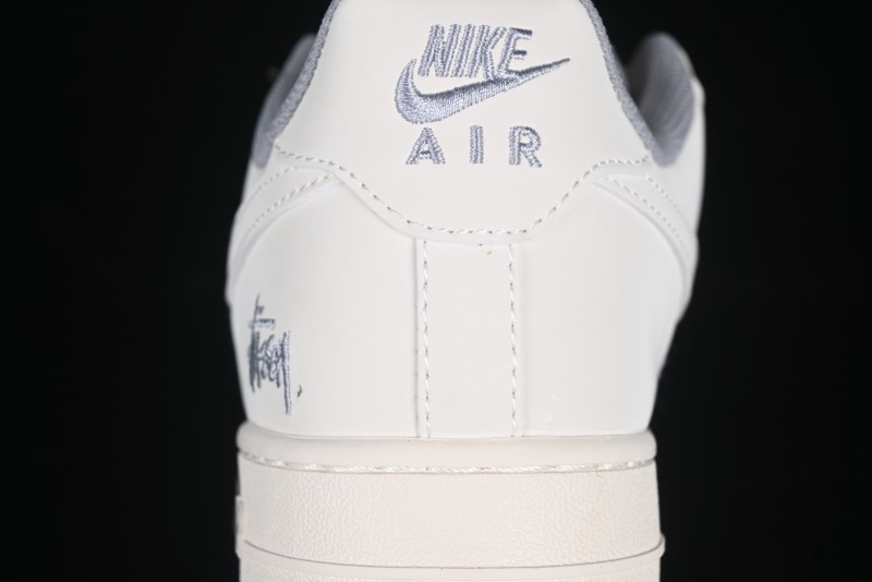 Nike Air Force 1 Low x Stussy "Light Bone and Grey" – Premium Collaboration Sneakers