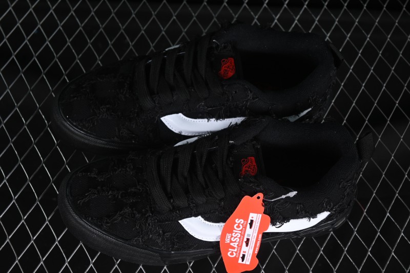 Vans Vault OG Era LX "Distressed Black" Premium Skate Sneakers