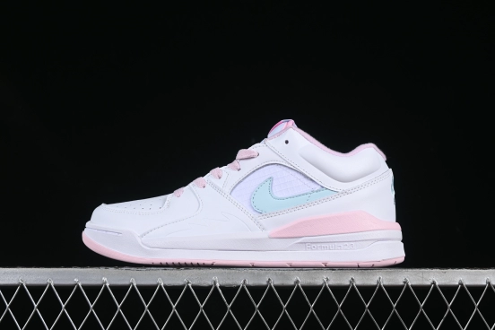 Nike Court Slide Women's Sneakers - Pastel Pink & Aqua Accents