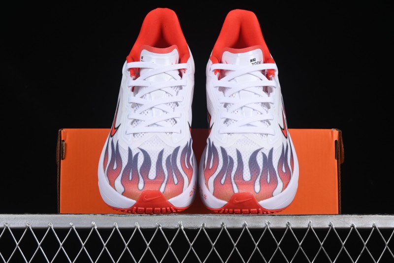 Nike Zoom Fly 6 Lightweight Responsive Running Shoes with Flyknit and Carbon Fiber Plate - HQ3498-100