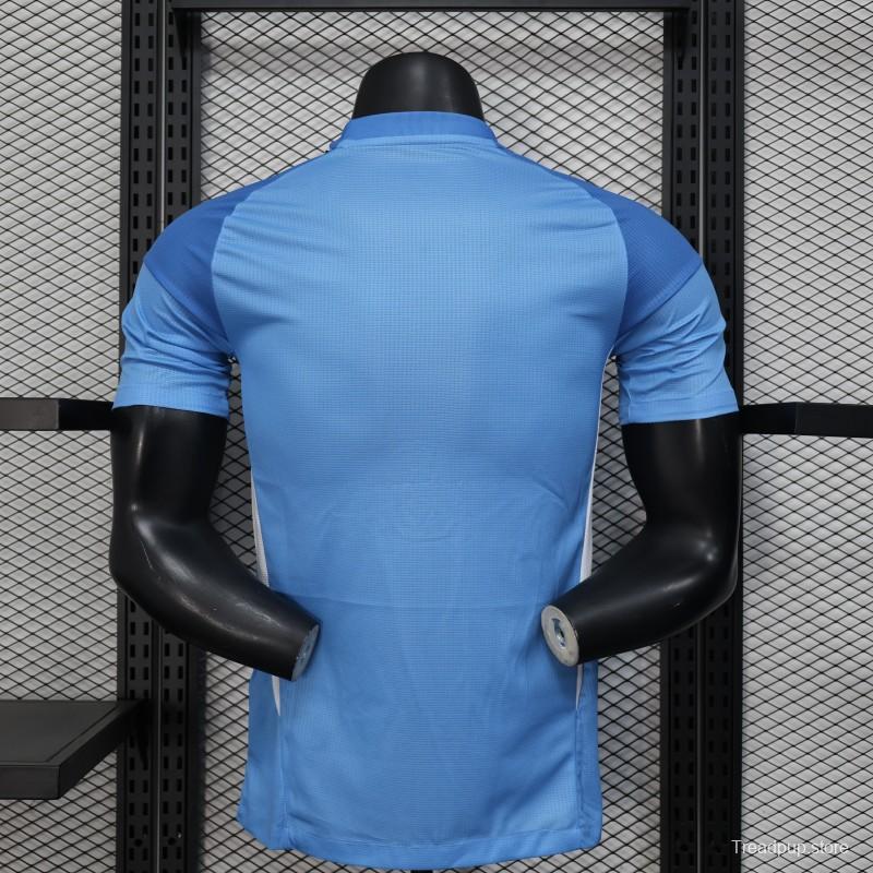 Player Version 25/26 Real Madrid Blue Goalkeeper Jersey