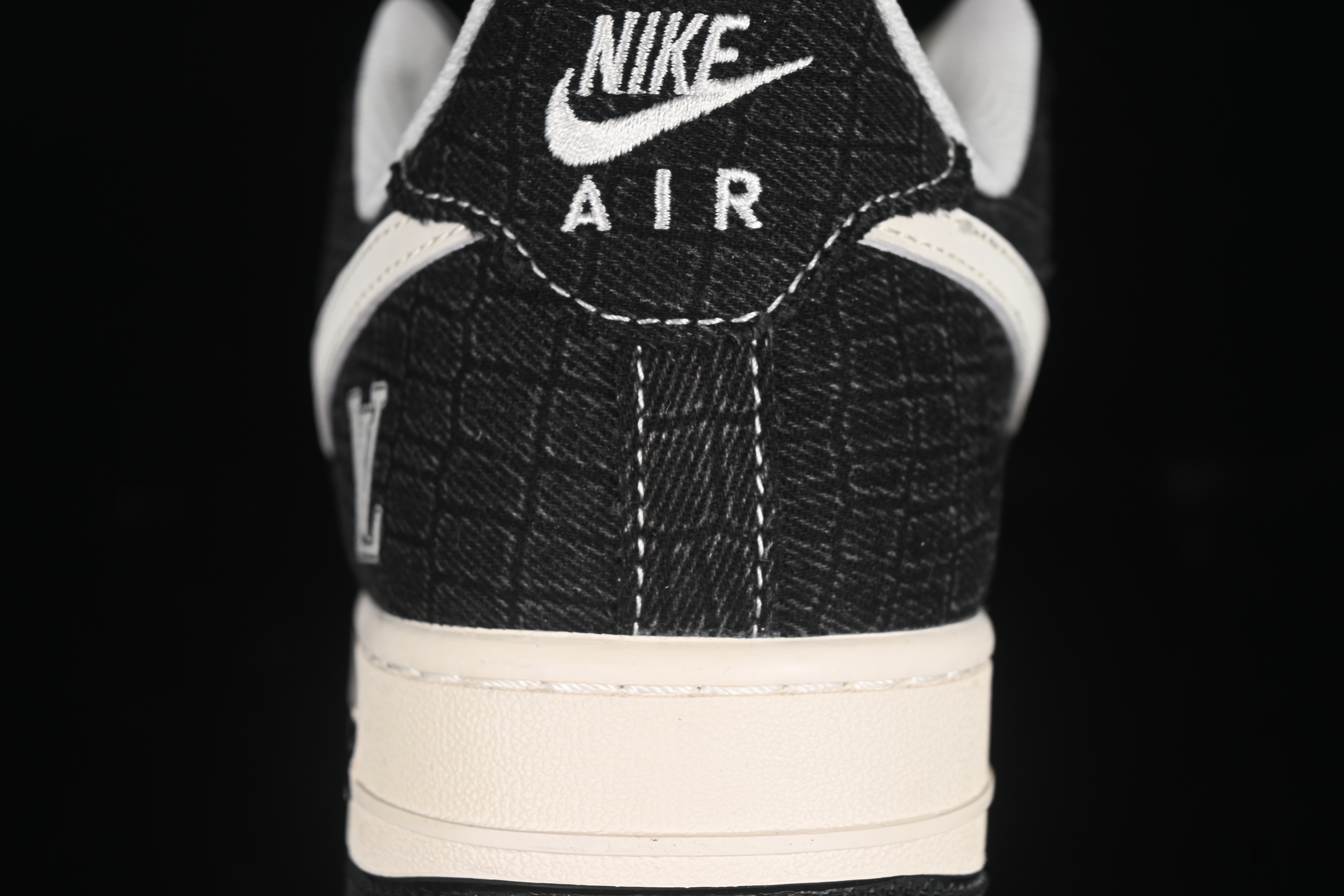Nike Air Force 1 '07 Low LV Collaboration Denim Black Casual Sneakers - XS1958-550