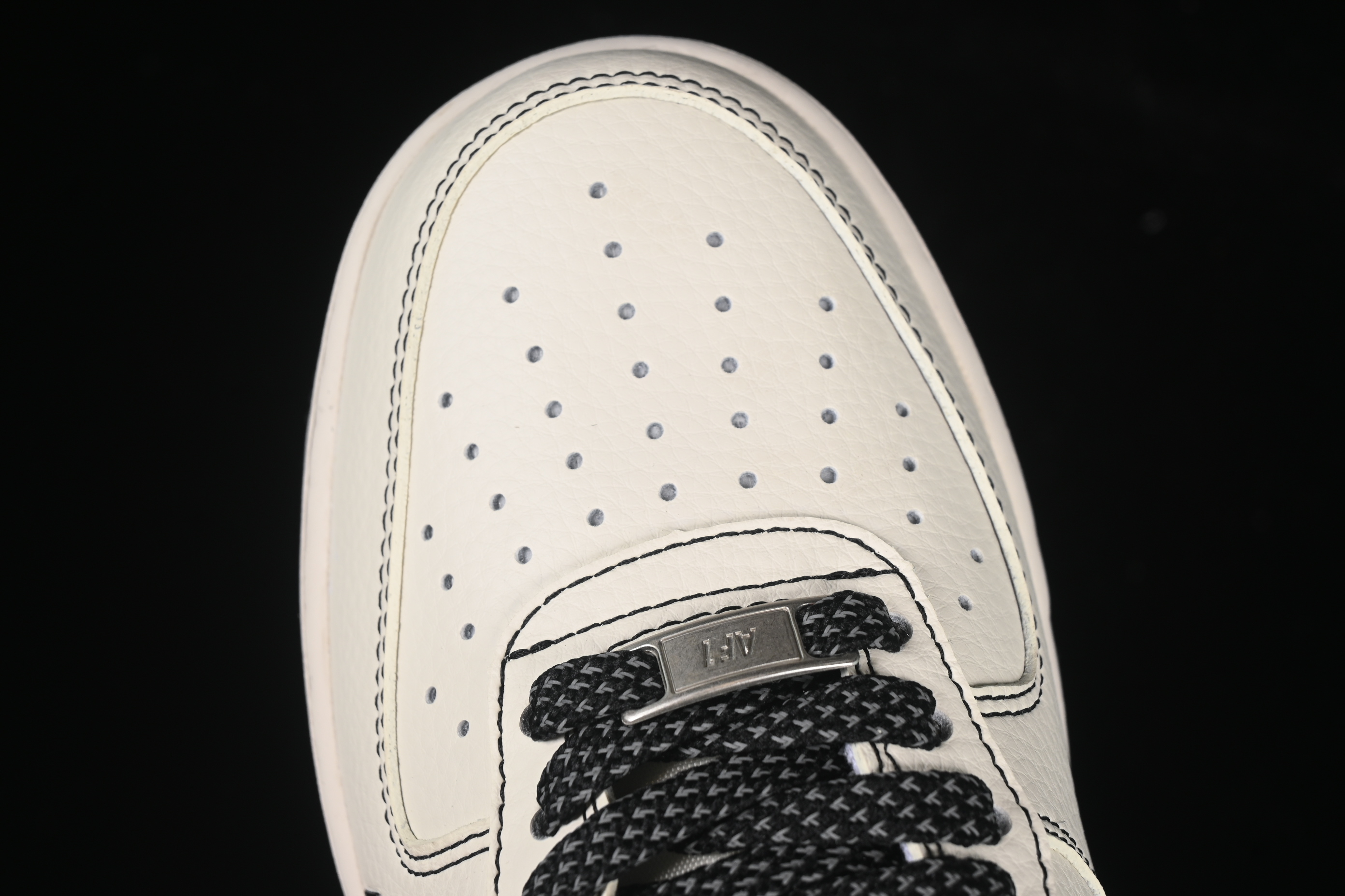 Nike Air Force 1 '07 Low Bape Collaboration Black Line Starry Sky Casual Sneakers - HH7518-067