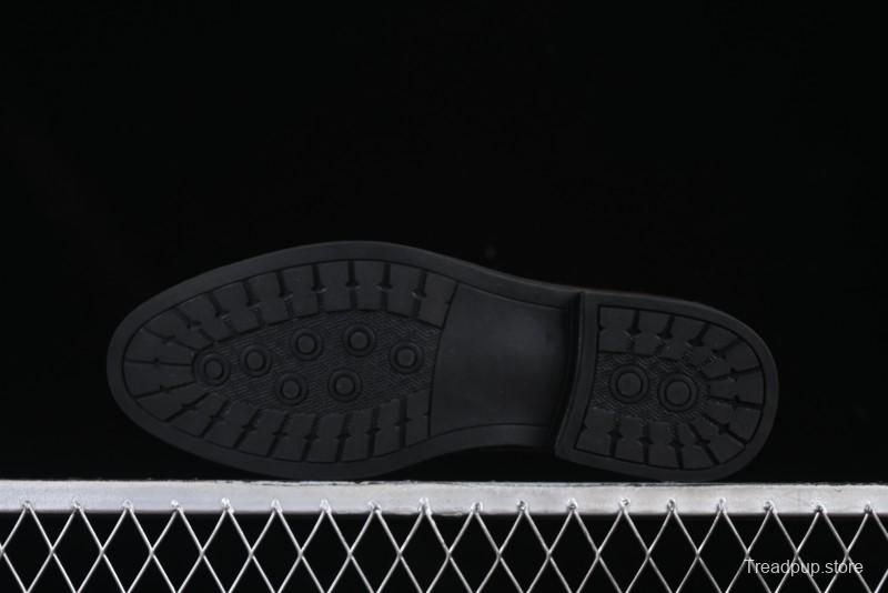 ECCO London Collection Slip-On Business Men's Leather Shoes with Wide Toe Design and Innovative Sole - 61160801002