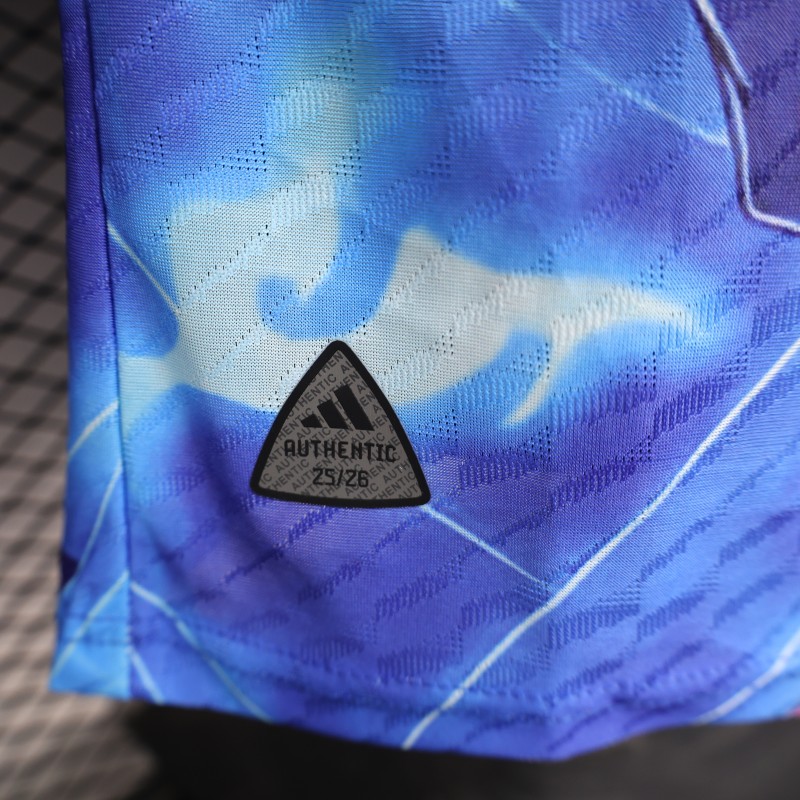 Player Version 2025 Japan Blue with Anime Character Design Jersey